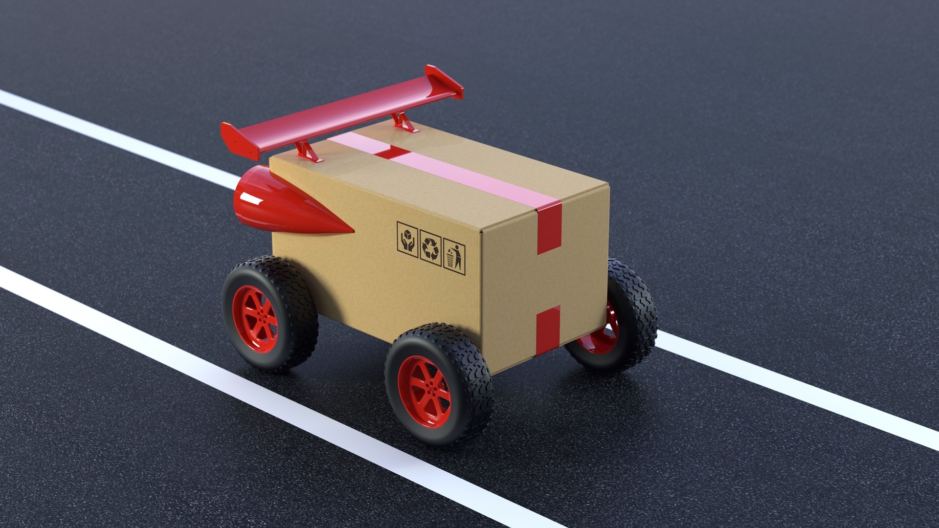 Express Delivery Race Car Box